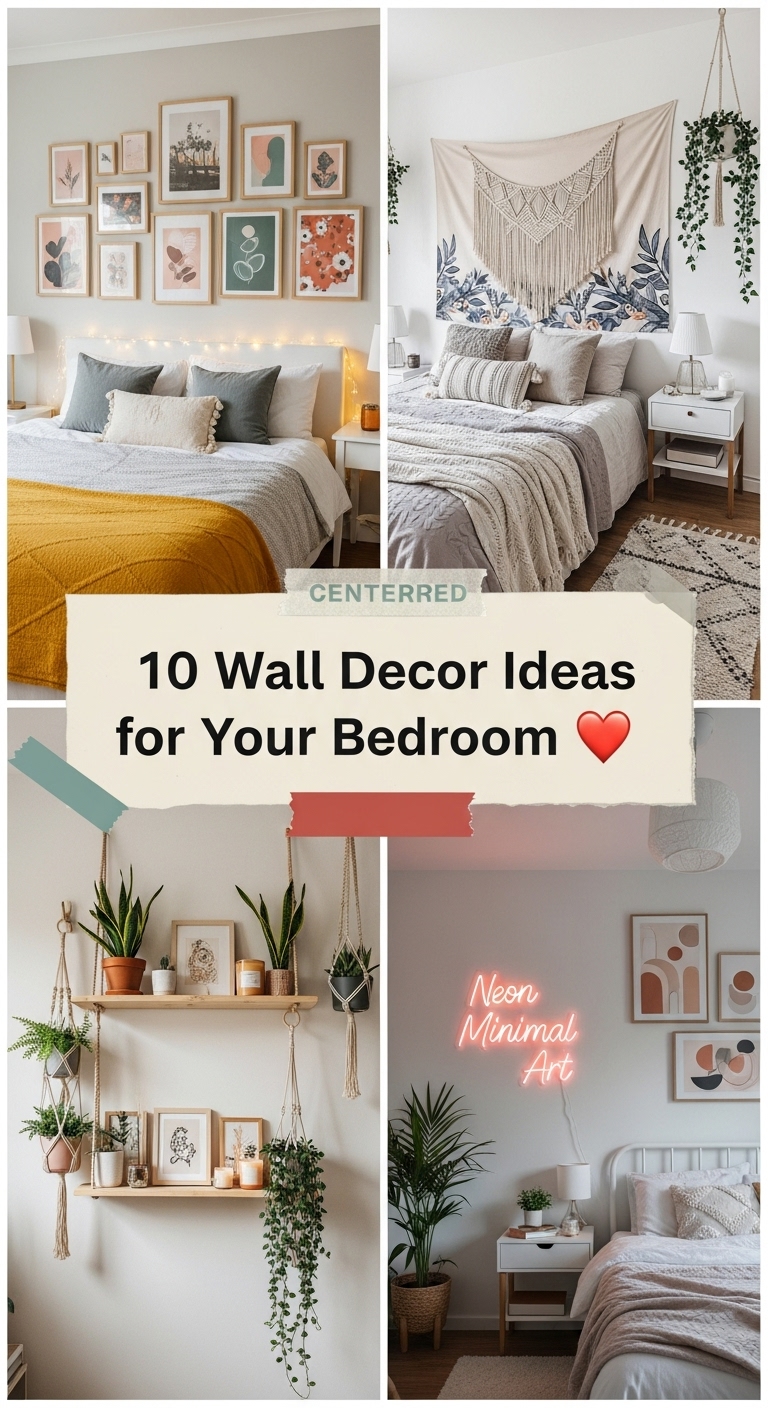 10 Wall Decor Ideas for Your Bedroom - Home Decor | DIY | Recipes | Fashion