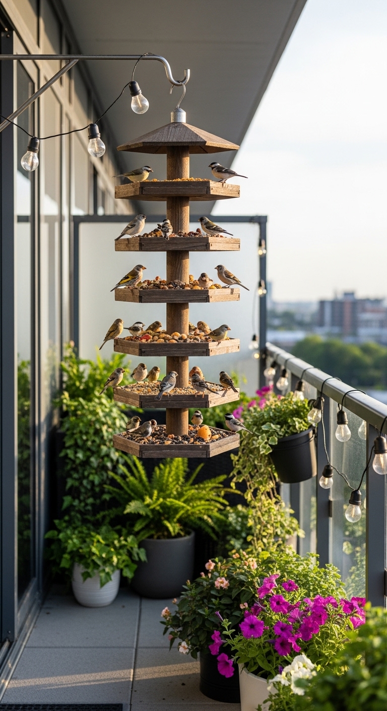Picture Idea: 10 Hanging Balcony Bird Feeder Ideas Home Decor DIY Recipes